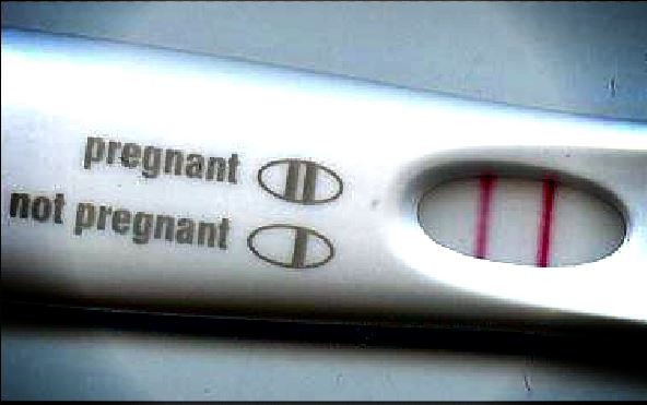 اختبار الحمل الايجابي فى الاسبوع الرابع من الحمل